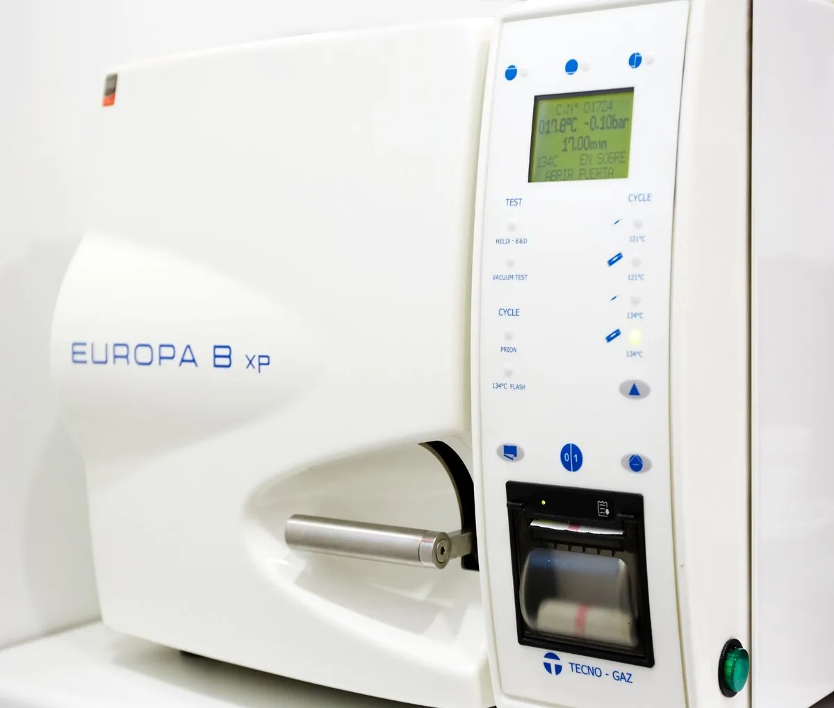 Autoclave de esterilización Europa B XP de la clínica